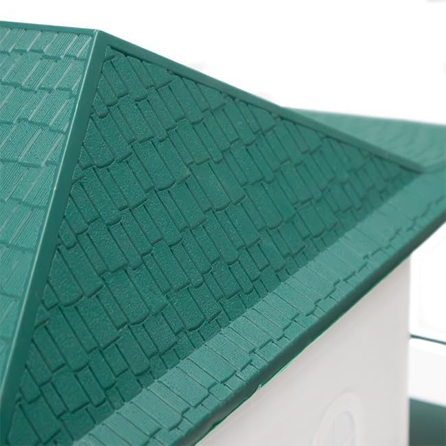 BestNest 12-Room Two-Story Purple Martin House with 2 Decoys – Durable Plastic, Ventilated Design