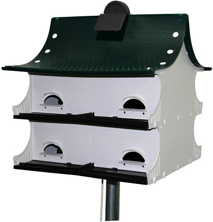S&K Great Eight Purple Martin House – 8-Room Plastic Birdhouse