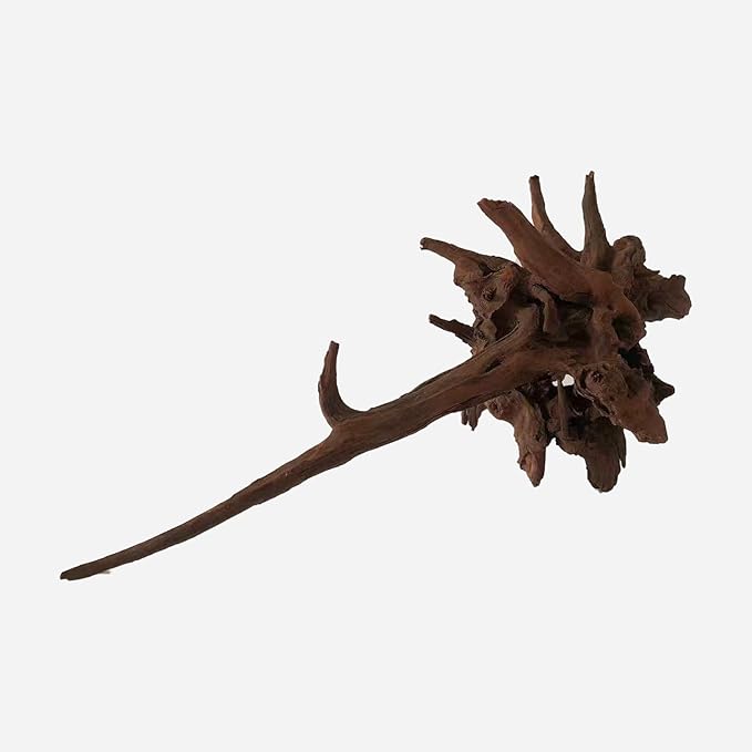 Natural Driftwood for Aquarium Decor, L24.41×W12.2×H11.81 Inches Large Drift Wood Decorations for Reptile Hide, Fish Tank, Optional Shapes