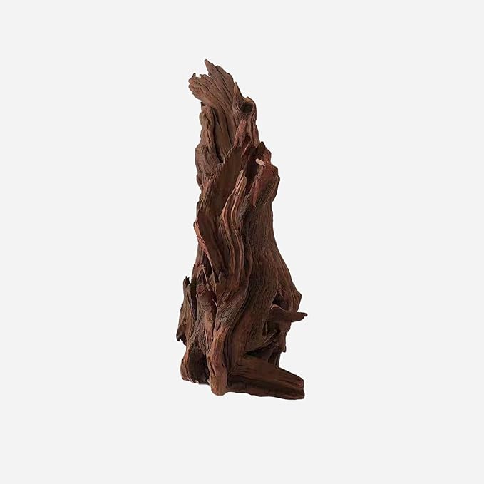 Natural Driftwood for Aquarium Decor, L12.99×W6.3×H16.54 Inches Large Drift Wood Decorations for Reptile Hide, Fish Tank, Optional Shapes