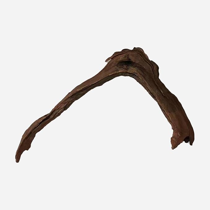 Natural Driftwood for Aquarium Decor, L25.59×W4.33×H15.75 Inches Large Drift Wood Decorations for Reptile Hide, Fish Tank, Optional Shapes
