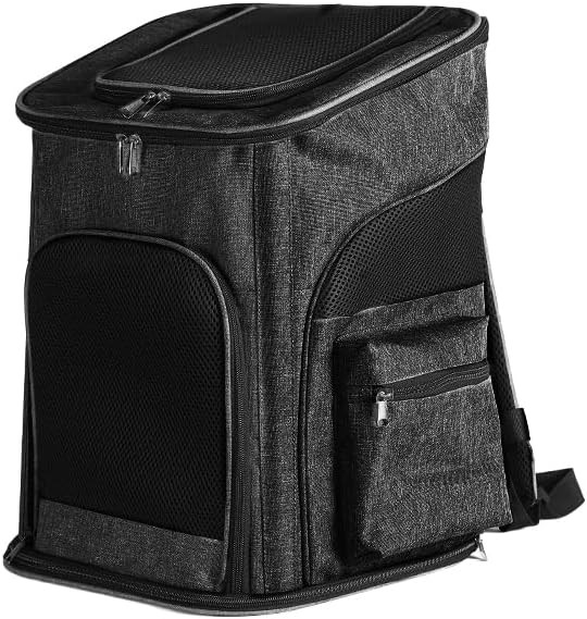LUNATAIL Pet Carrier Backpack with Steel Frame — Privacy-Focused Travel Bag for Pets