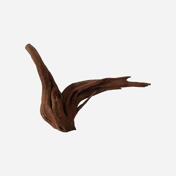 Natural Driftwood for Aquarium Decor, L24.02×W5.51×H16.14 Inches Large Drift Wood Decorations for Reptile Hide, Fish Tank, Optional Shapes