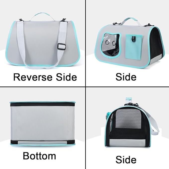 Cat Bag for Going Out, 17 * 10inch Portable Tote Hundred Pet Bag, Large Capacity Shoulder Slanting Cross Cat Dog Bag
