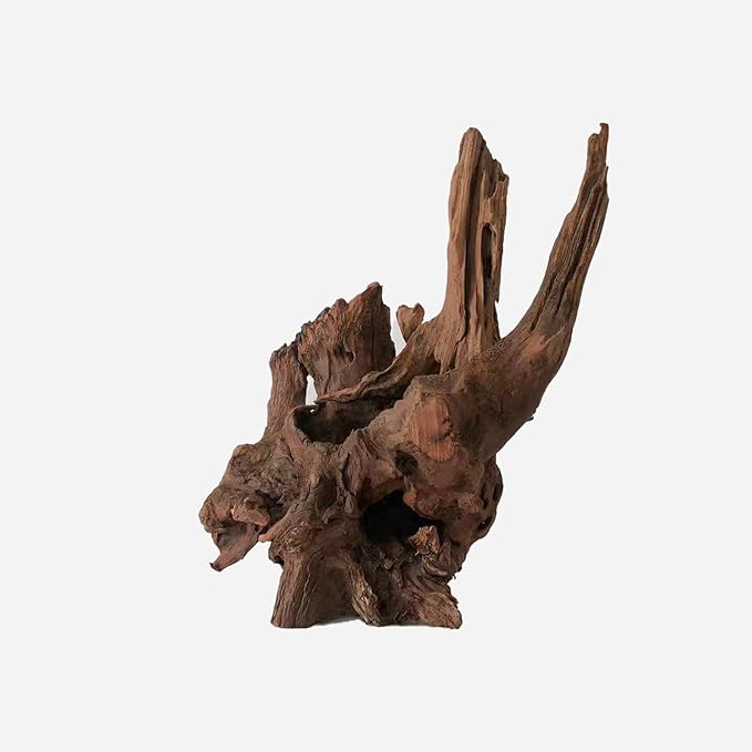 Natural Driftwood for Aquarium Decor, L15.75×W9.84×H15.35 Inches Large Drift Wood Decorations for Reptile Hide, Fish Tank, Optional Shapes