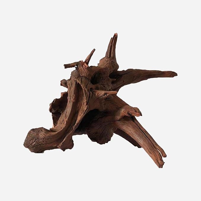 Natural Driftwood for Aquarium Decor, L12.99×W14.96×H13.78 Inches Large Drift Wood Decorations for Reptile Hide, Fish Tank, Optional Shapes