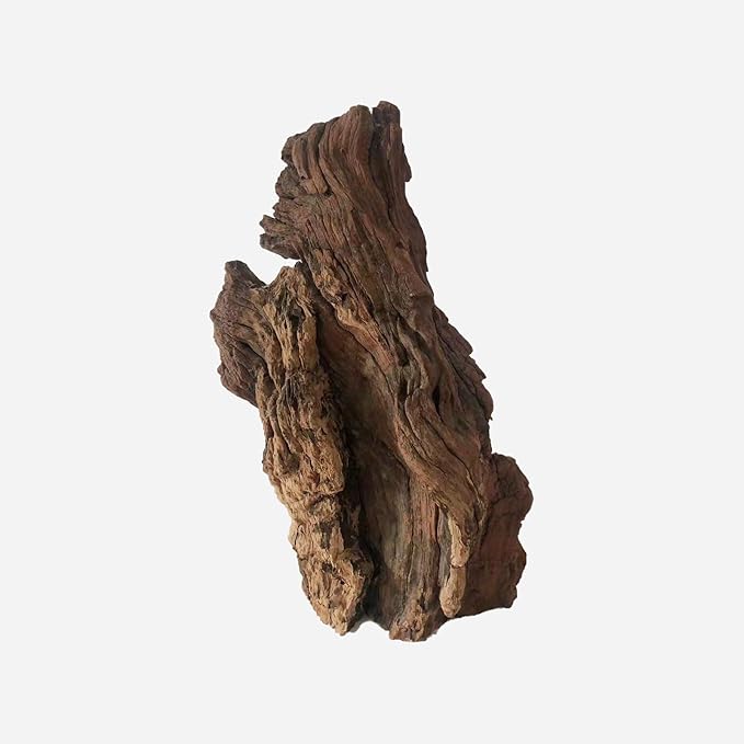 Natural Driftwood for Aquarium Decor, L9.84×W5.91×H14.17 Inches Large Drift Wood Decorations for Reptile Hide, Fish Tank, Optional Shapes