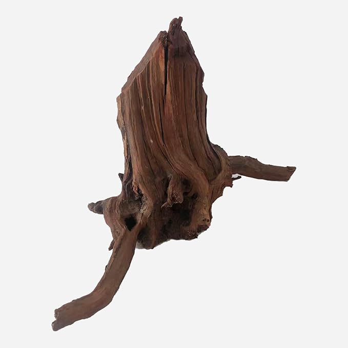 Natural Driftwood for Aquarium Decor, L20.08×W7.48×H12.99 Inches Large Drift Wood Decorations for Reptile Hide, Fish Tank, Optional Shapes