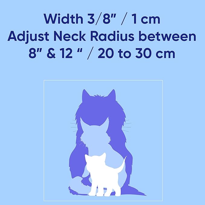 Pawtitas Pet Reflective Cat Collar with Safety Buckle and Bell Purple Orchid