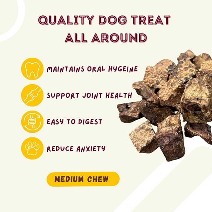 Woofley's -Crunchy Lamb Lung Cubes (10 LB) - Lung Treats for Dogs - Safe Jerky Dog Chews -Easily Digestible Dog Jerky Bully Sticks