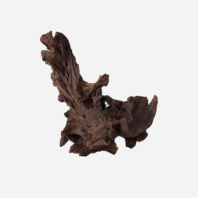 Natural Driftwood for Aquarium Decor, L13.78×W5.12×H12.2 Inches Large Drift Wood Decorations for Reptile Hide, Fish Tank, Optional Shapes
