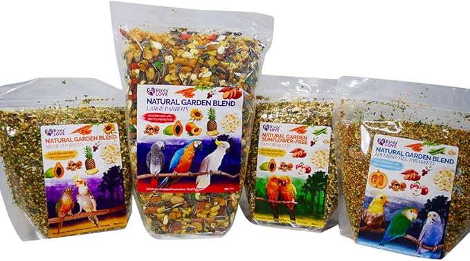 Birds LOVE All Natural Garden Blend Bird Food for Parrots 6lb
