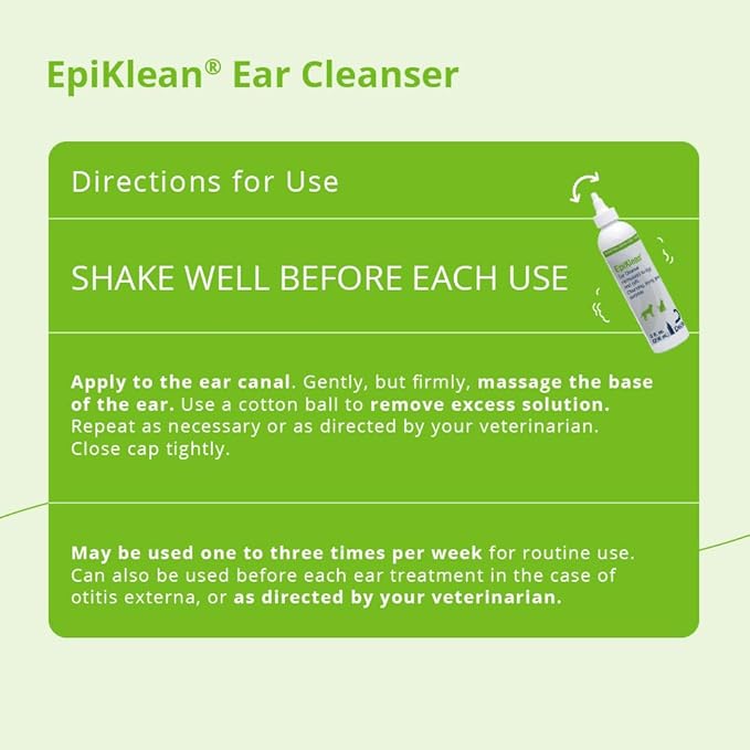 Epiklean Ear Cleanser for Dogs and Cats, 8 fl oz