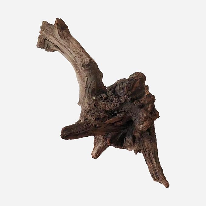 Natural Driftwood for Aquarium Decor, L12.2×W12.99×H13.78 Inches Large Drift Wood Decorations for Reptile Hide, Fish Tank, Optional Shapes