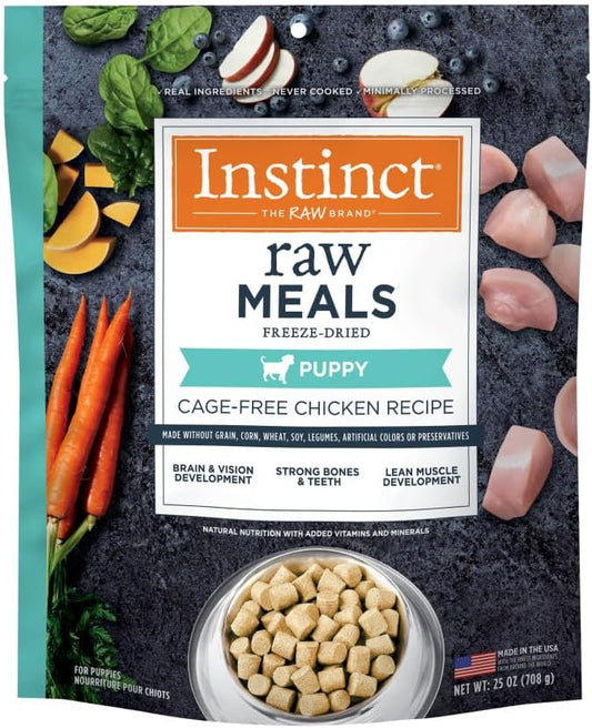 Instinct Raw Meals Freeze-Dried Puppy Chicken Dog Food, 25 oz. Bag