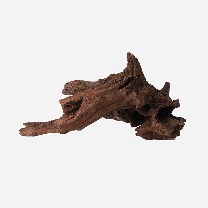 Natural Driftwood for Aquarium Decor, L17.72×W8.27×H9.45 Inches Large Drift Wood Decorations for Reptile Hide, Fish Tank, Optional Shapes