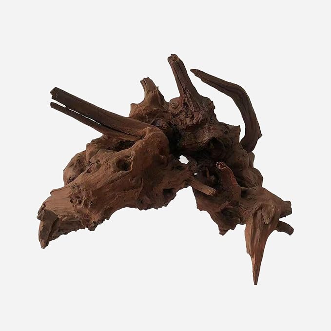 Natural Driftwood for Aquarium Decor, L14.96×W10.24×H12.6 Inches Large Drift Wood Decorations for Reptile Hide, Fish Tank, Optional Shapes