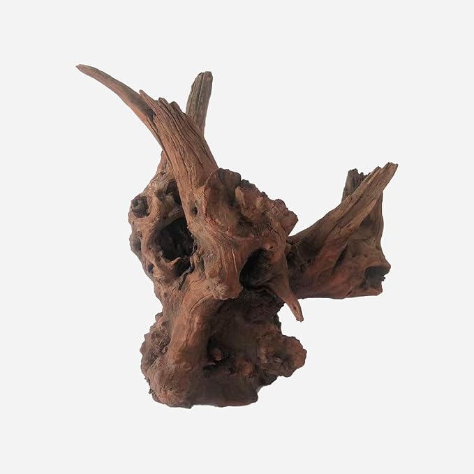 Natural Driftwood for Aquarium Decor, L12.2×W9.06×H14.96 Inches Large Drift Wood Decorations for Reptile Hide, Fish Tank, Optional Shapes
