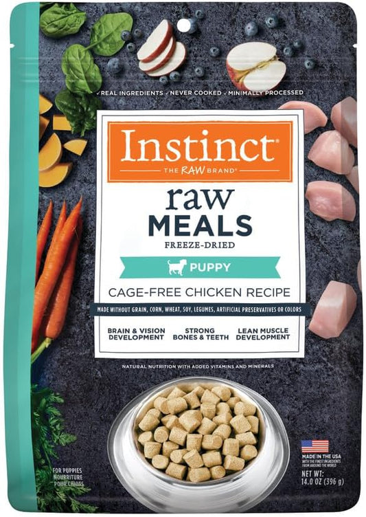 Instinct Raw Meals Freeze-Dried Puppy Chicken Dog Food, 14 oz. Bag