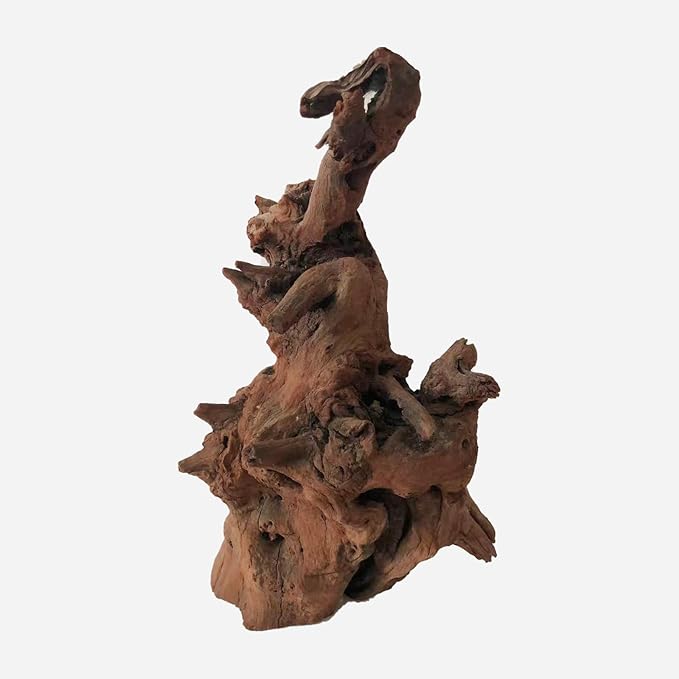 Natural Driftwood for Aquarium Decor, L12.2×W7.48×H13.78 Inches Large Drift Wood Decorations for Reptile Hide, Fish Tank, Optional Shapes