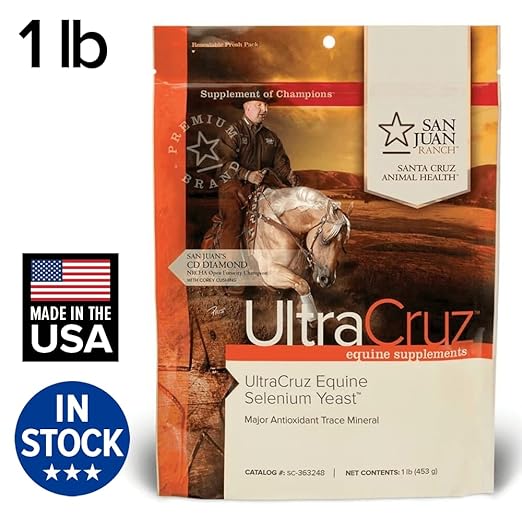 UltraCruz - sc-363248 Equine Selenium Yeast Supplement for Horses, 1 lb, Powder (226 Day Supply)