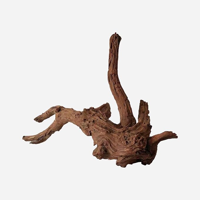 Natural Driftwood for Aquarium Decor, L21.26×W3.94×H11.81 Inches Large Drift Wood Decorations for Reptile Hide, Fish Tank, Optional Shapes