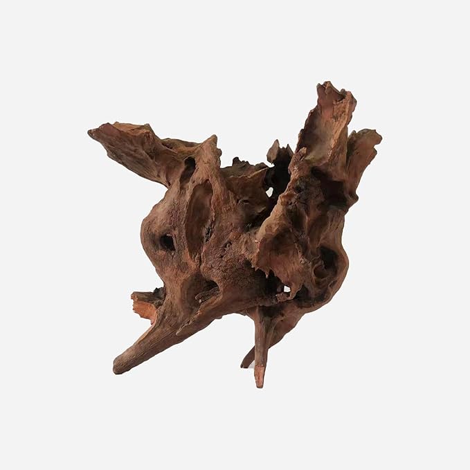 Natural Driftwood for Aquarium Decor, L12.2×W9.84×H11.02 Inches Large Drift Wood Decorations for Reptile Hide, Fish Tank, Optional Shapes
