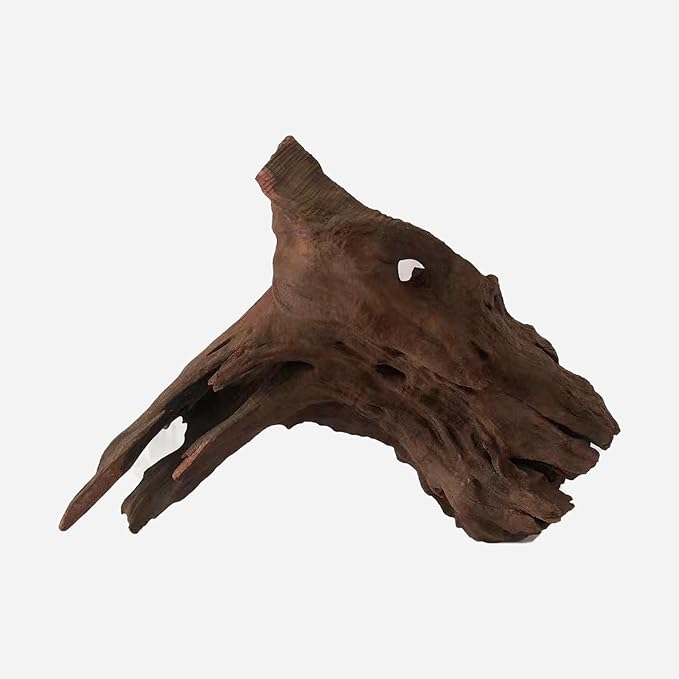 Natural Driftwood for Aquarium Decor, L19.69×W5.91×H13.78 Inches Large Drift Wood Decorations for Reptile Hide, Fish Tank, Optional Shapes