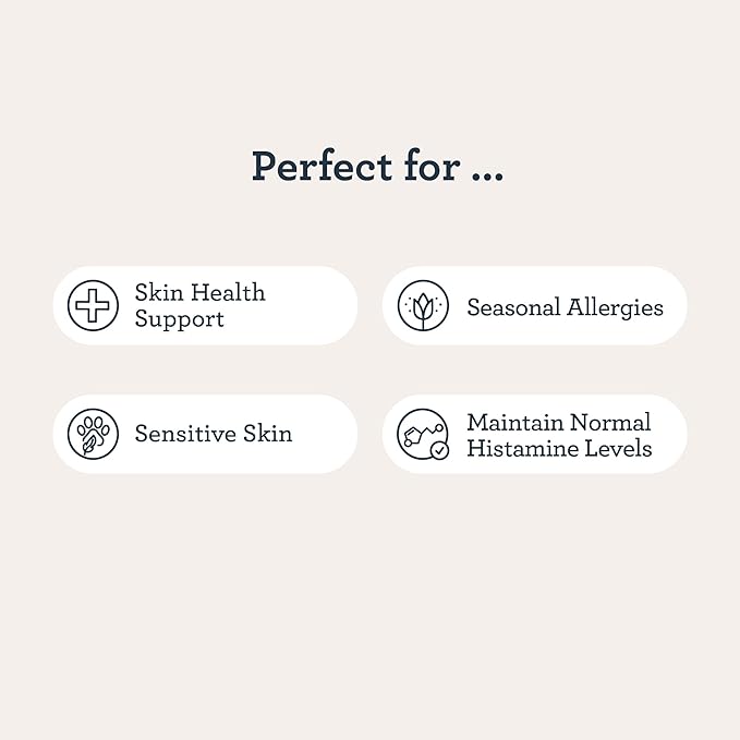 Kradle Skin Health Chews for Dogs - Biotin Collagen Brewers Yeast - Soothes Environmental Skin Irritation - 150 Chews