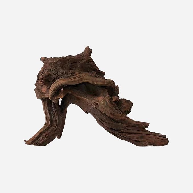 Natural Driftwood for Aquarium Decor, L16.93×W7.09×H13.39 Inches Large Drift Wood Decorations for Reptile Hide, Fish Tank, Optional Shapes