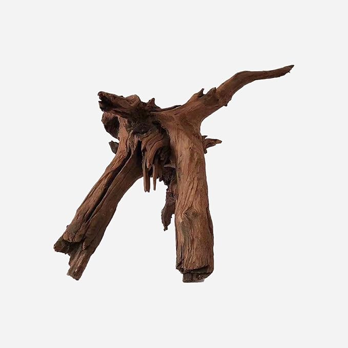 Natural Driftwood for Aquarium Decor, L16.14×W14.17×H12.2 Inches Large Drift Wood Decorations for Reptile Hide, Fish Tank, Optional Shapes