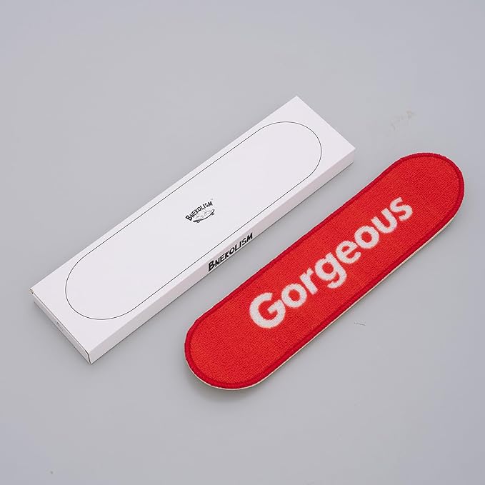 Wall Mounted Cat Scratching Board Skateboard Style (24"x6") - Reusable Wooden Board + Replaceable Cat Scratcher Map with Mounted Setup