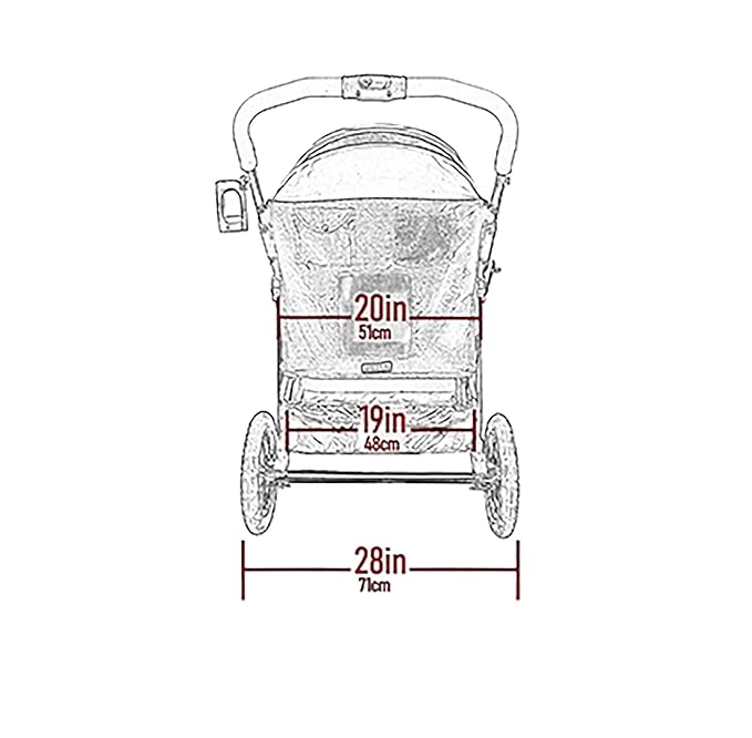 Pet Gear NO-Zip Double Pet Stroller, Zipperless Entry, for Single or Multiple Dogs/Cats, Plush Pad + Weather Cover Included, Large Gel-Filled Tires, 1 Model 3 colors