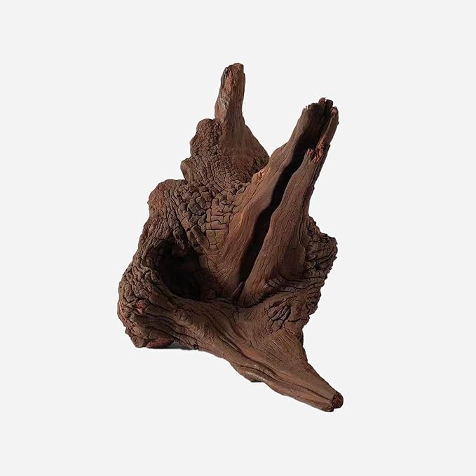 Natural Driftwood for Aquarium Decor, L11.81×W11.02×H11.42 Inches Large Drift Wood Decorations for Reptile Hide, Fish Tank, Optional Shapes