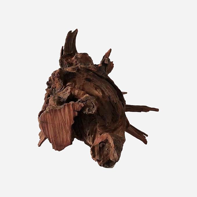 Natural Driftwood for Aquarium Decor, L12.99×W14.96×H13.78 Inches Large Drift Wood Decorations for Reptile Hide, Fish Tank, Optional Shapes