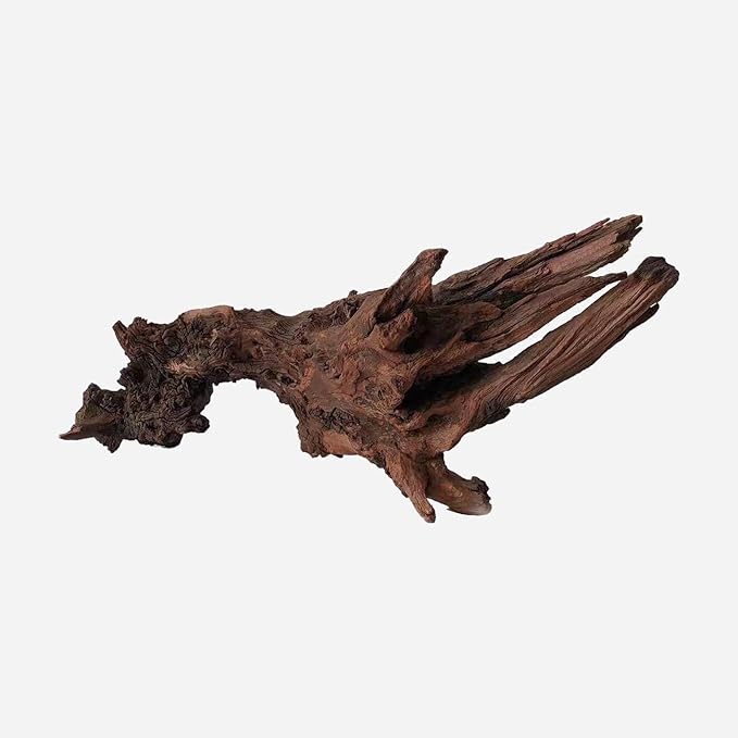 Natural Driftwood for Aquarium Decor, L23.62×W7.48×H9.84 Inches Large Drift Wood Decorations for Reptile Hide, Fish Tank, Optional Shapes