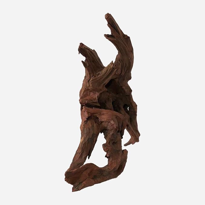 Natural Driftwood for Aquarium Decor, L15.75×W5.91×H14.96 Inches Large Drift Wood Decorations for Reptile Hide, Fish Tank, Optional Shapes
