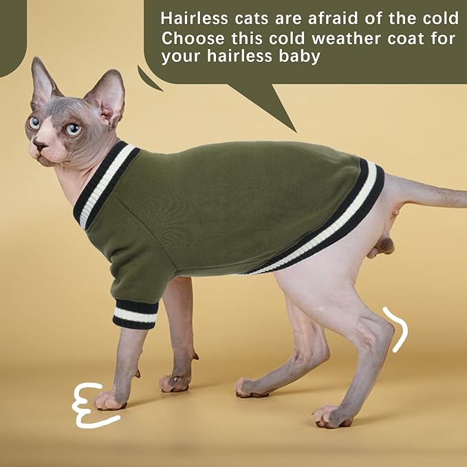 FUAMEY Dog Pullover Sweatshirt,Dog Winter Sweaters Warm Dog Clothes Dog Vest Thick Puppy Pullover Soft Pet Fleece Sweater Cute Doggie Boy Girl Outfit for Small Medium Dogs Green M