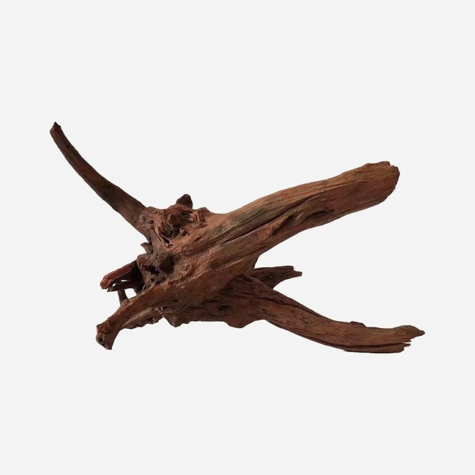 Natural Driftwood for Aquarium Decor, L17.72×W10.63×H9.45 Inches Large Drift Wood Decorations for Reptile Hide, Fish Tank, Optional Shapes