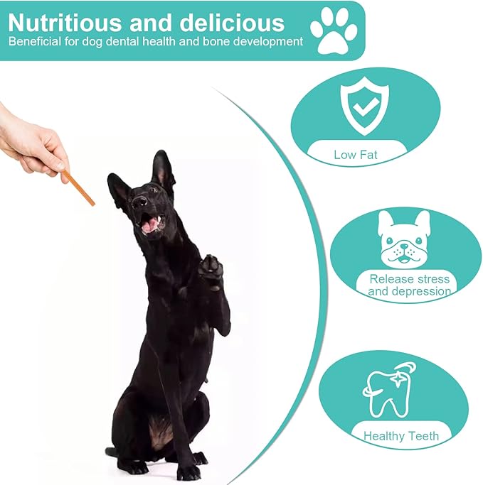 Soft Dog Treats Chicken Sweet Potato Mixed Sticks Puppy Easy to Digest Training Snacks 0.5lb/227g