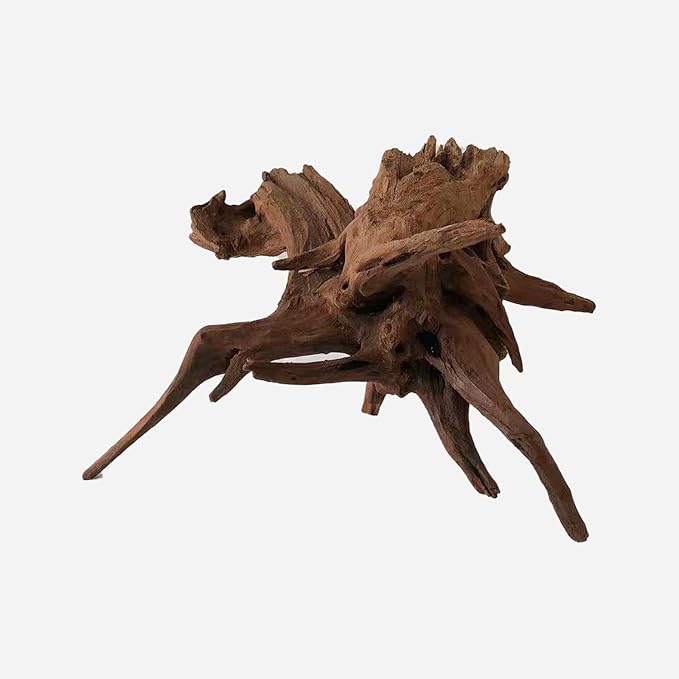 Natural Driftwood for Aquarium Decor, L15.75×W14.17×H9.84 Inches Large Drift Wood Decorations for Reptile Hide, Fish Tank, Optional Shapes