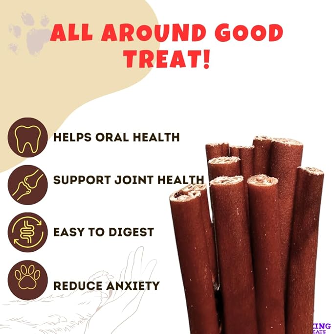 Amazing Dog Treats 6 Inch Collagen Stick - (15 Count)- Collagen Sticks for Dogs - No Hide Dog Bones