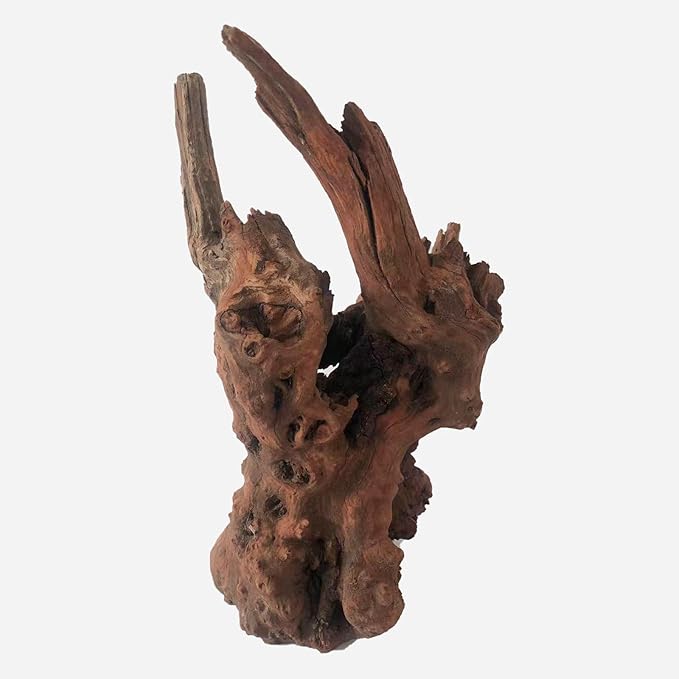 Natural Driftwood for Aquarium Decor, L12.2×W9.06×H14.96 Inches Large Drift Wood Decorations for Reptile Hide, Fish Tank, Optional Shapes