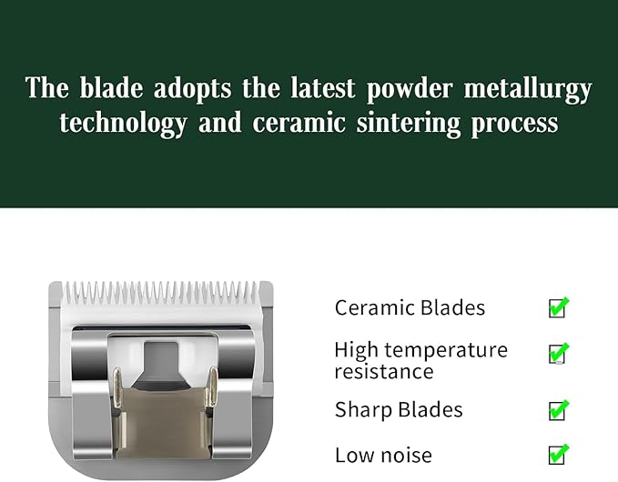 4 Pack Large Size Detachable Replacement Blades set,compatible with oster Classic 76/Star-Teq/Power-Teq andi A*dis AGC,BDC,BGC,MBG Series Clippers,size from 3/8 to 3/4 -Inch(9.5-19mm)