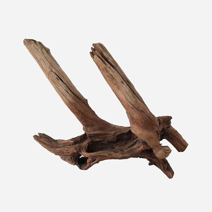 Natural Driftwood for Aquarium Decor, L23.62×W10.63×H15.75 Inches Large Drift Wood Decorations for Reptile Hide, Fish Tank, Optional Shapes