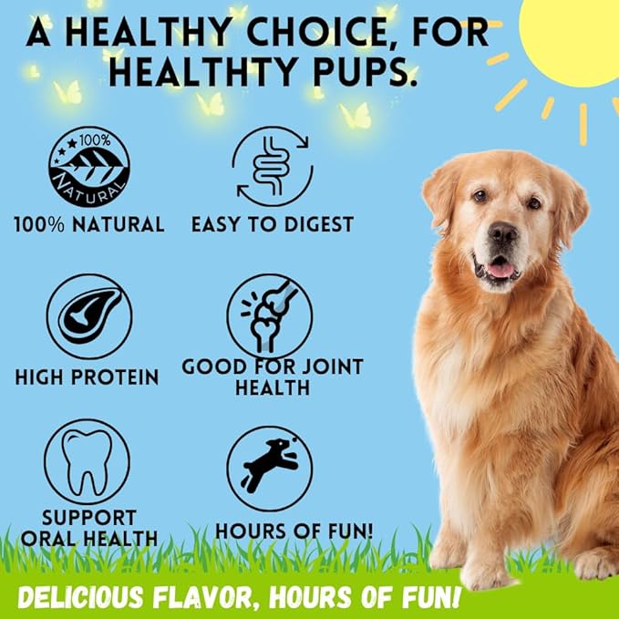 BULLYSTICKS & MORE 12 Inch Bully Sticks (Regular - 8 Pack) | Bully Sticks for Medium Dogs | 100% Grass Fed Beef | Dog Parents Choice Bully Stick Dog Chews | No Hide Bully Bones