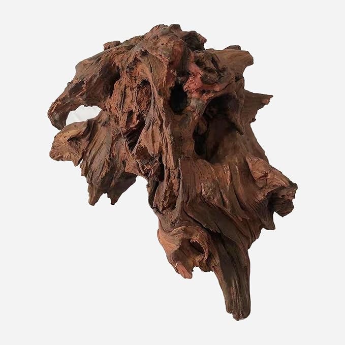 Natural Driftwood for Aquarium Decor, L12.2×W12.6×H8.66 Inches Large Drift Wood Decorations for Reptile Hide, Fish Tank, Optional Shapes