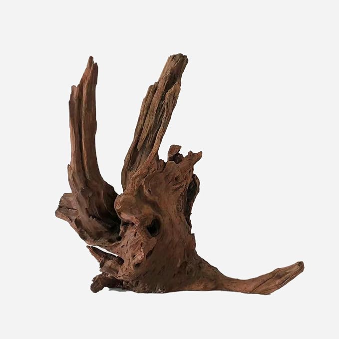 Natural Driftwood for Aquarium Decor, L15.75×W9.84×H15.35 Inches Large Drift Wood Decorations for Reptile Hide, Fish Tank, Optional Shapes