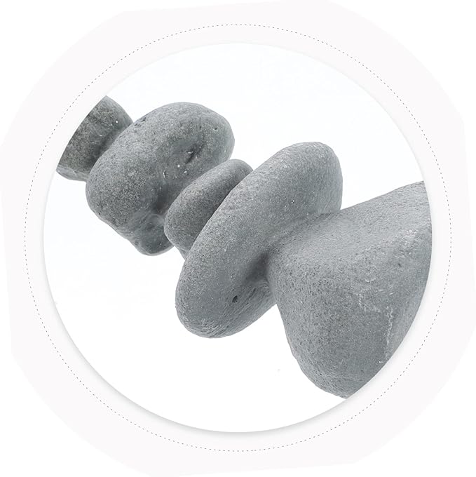 Zen Micro Landscape Rockery Ornament Decorative Bonsai Landscaping Stone for Aquarium Garden and Outdoor Vivid Scenery Simulation Rockery Statue