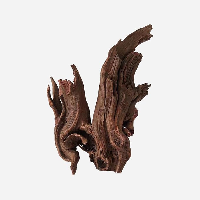 Natural Driftwood for Aquarium Decor, L12.99×W6.3×H16.54 Inches Large Drift Wood Decorations for Reptile Hide, Fish Tank, Optional Shapes